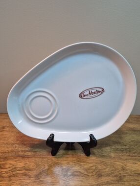 TIM HORTONS Steelite 2014 Official Ceramic Coffee Donut Soup Sandwich Plate
